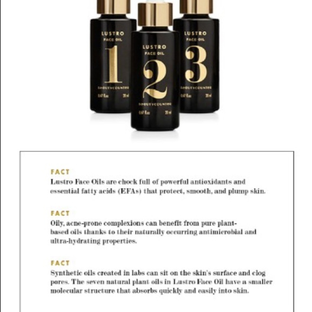 Beautycounter travel oil set-limited edition